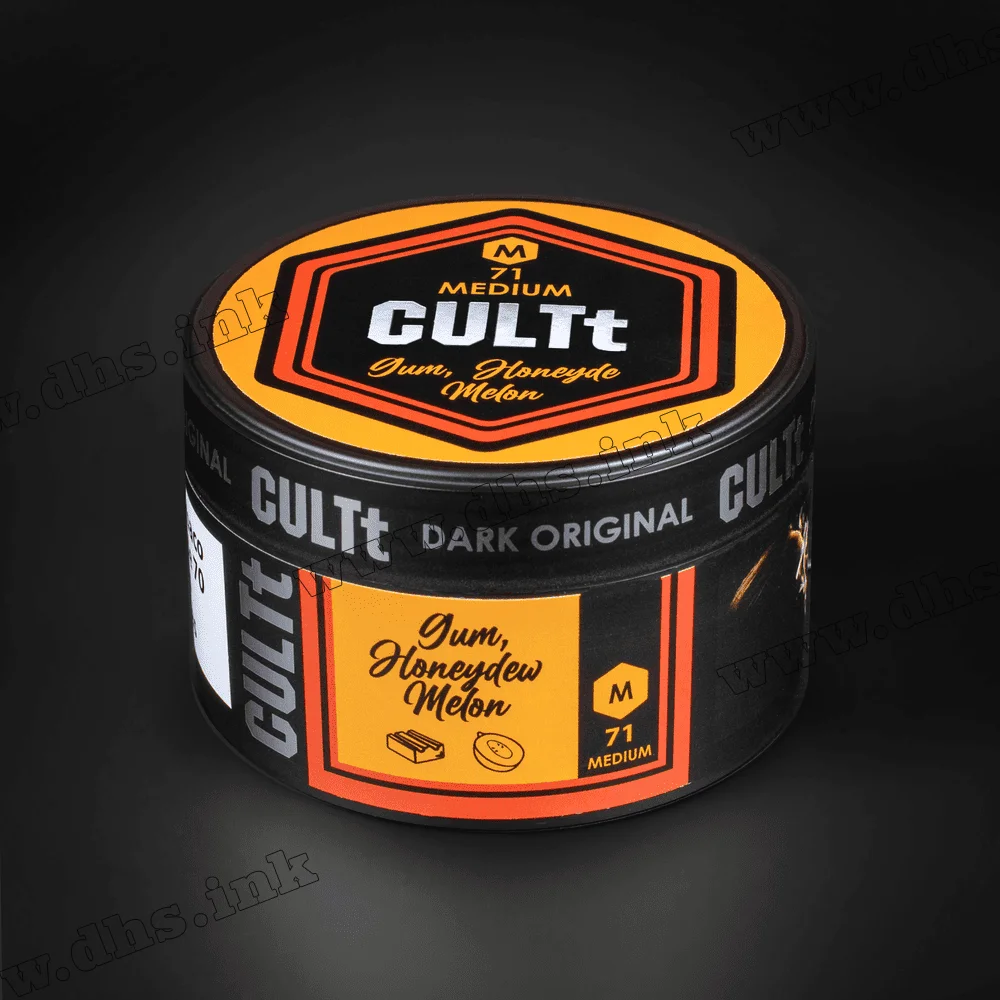Табак CULTt (Культ) Medium - M71 Gum Honeydew Melon (Медовая Дыня, Жвачка) 100г Табак CULTt (Культ) Medium - M71 Gum Honeydew Melon (Медовая Дыня, Жвачка) 100г