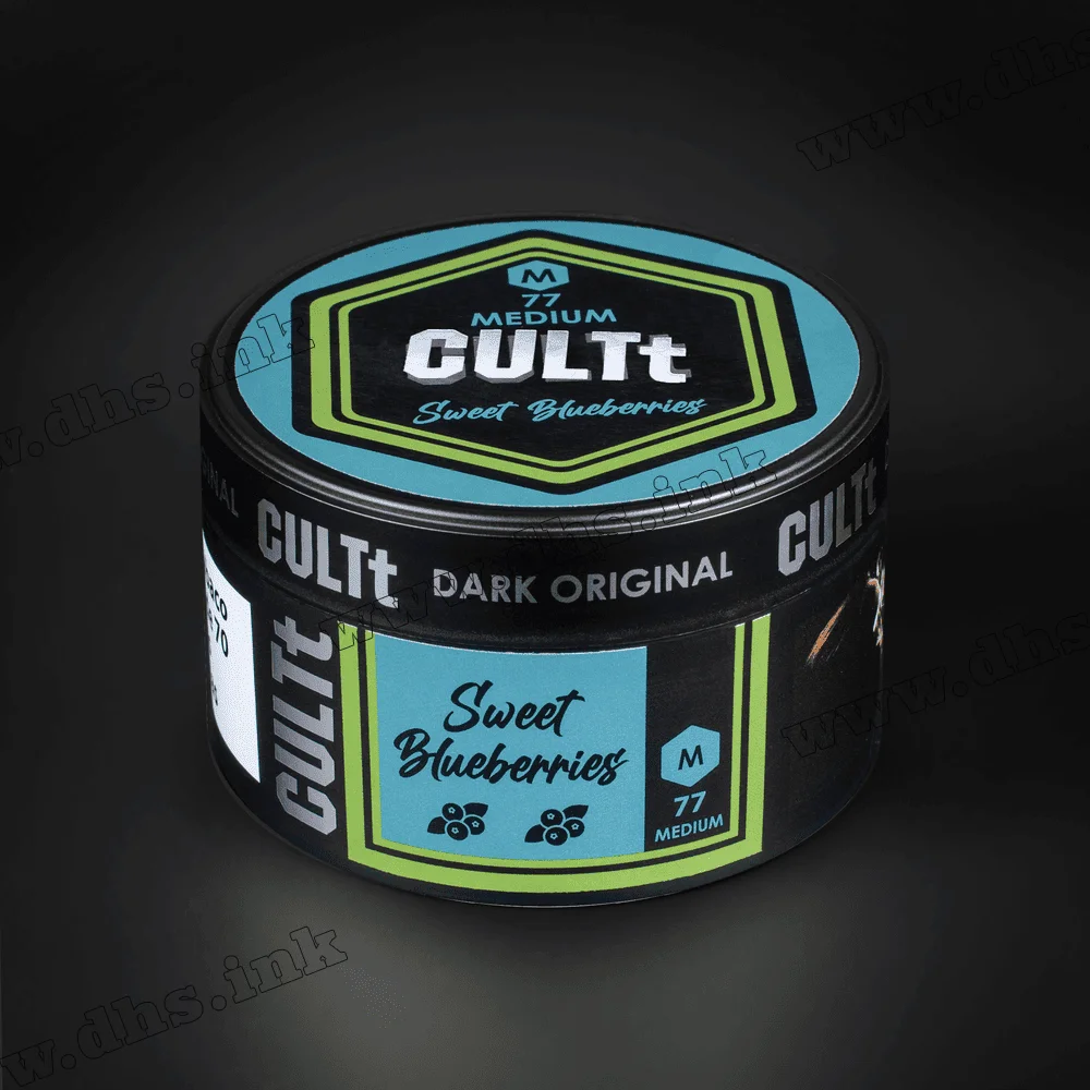 Табак CULTt (Культ) Medium - M77 Sweet Blueberries (Сладкая Черника) 100г Табак CULTt (Культ) Medium - M77 Sweet Blueberries (Сладкая Черника) 100г