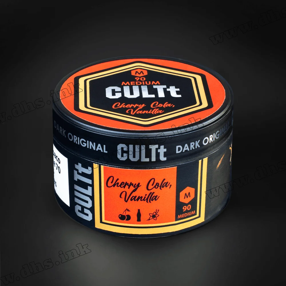 Табак CULTt (Культ) Medium - M90 Cherry Cola Lemon (Вишневая Кола, Лимон) 100г Табак CULTt (Культ) Medium - M90 Cherry Cola Lemon (Вишневая Кола, Лимон) 100г