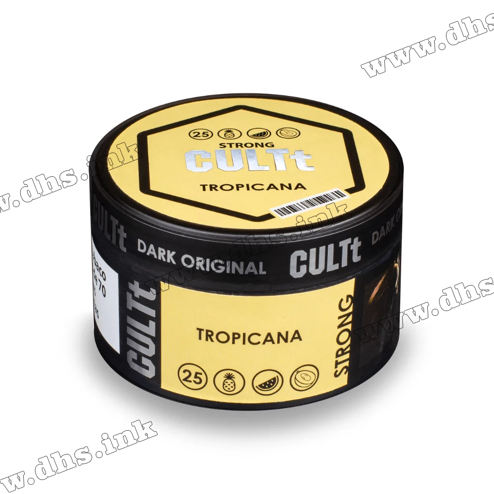 Табак CULTt (Культ) Strong - DS25 Tropicana (Ананас, Арбуз, Дыня) 100г