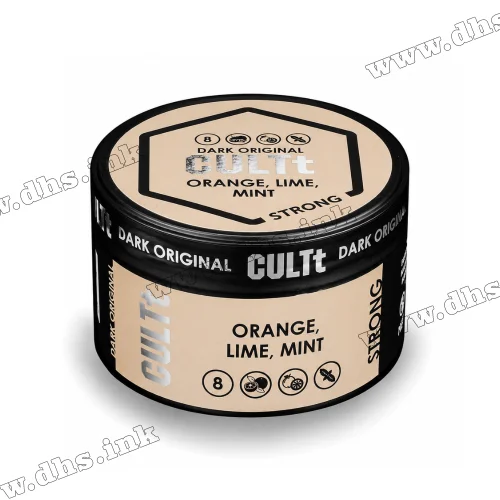 Табак CULTt (Культ) Strong - DS8 Orange Lime Mint (Апельсин, Лайм, Мята) 100г