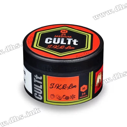 Табак CULTt (Культ) Medium - М24 (Клубника, Киви, Лайм) 100г