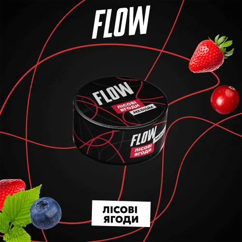 Табак Flow (Флоу) - Лесные Ягоды (Черника, Клубника, Клюква) 100г