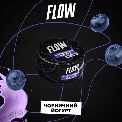 Тютюн Flow (Флоу) - Чорничний Йогурт 100г