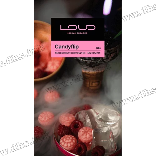 Табак Loud (Лауд) - Candyflip (Малиновый Леденец) 100г