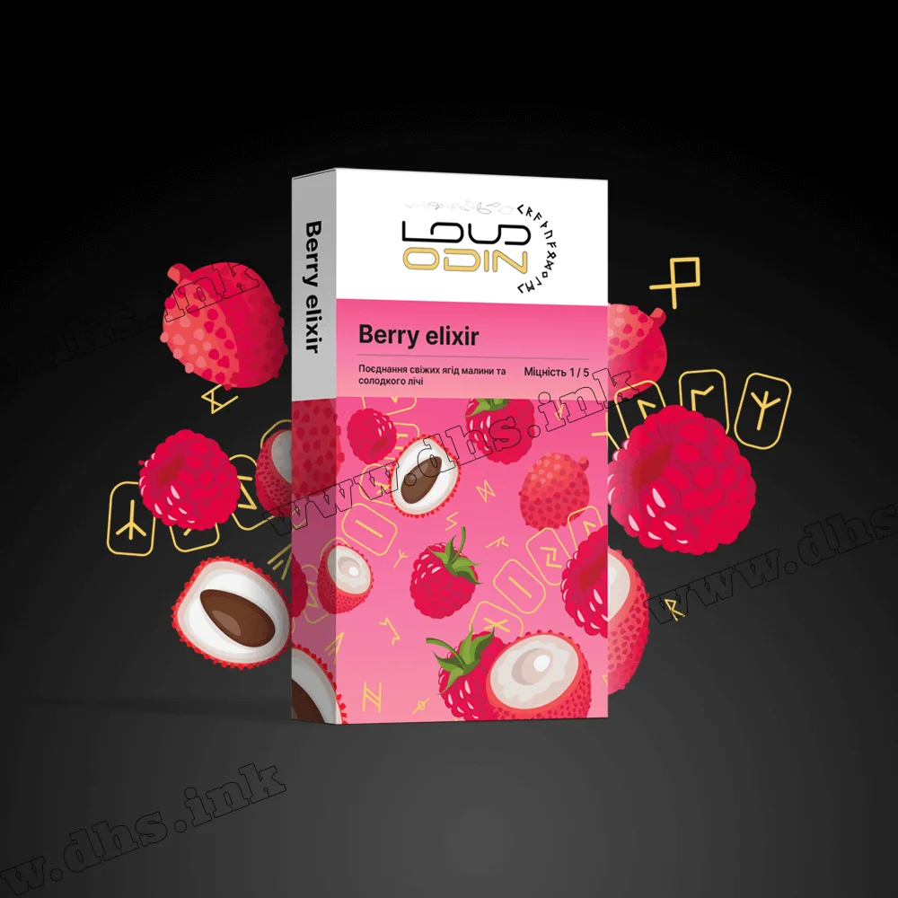 Табак Loud (Лауд) light - Berry Elexir (Малина, Личи) 200г