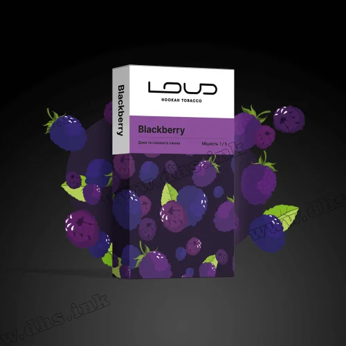 Тютюн Loud (Лауд) light - Blackberry (Ожина) 100г