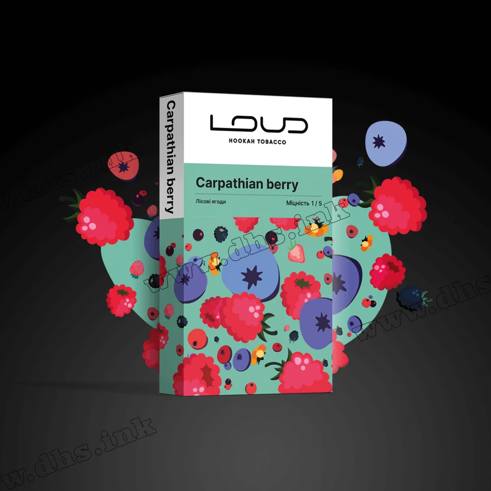 Тютюн Loud (Лауд) light - Carpathian Berry (Лісові Ягоди) 100г