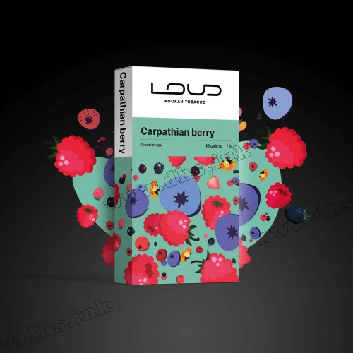 Тютюн Loud (Лауд) light - Carpathian Berry (Лісові Ягоди) 100г