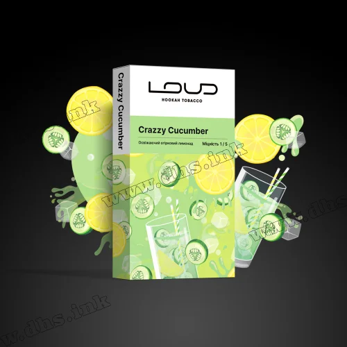 Табак Loud (Лауд) light - Crazzy Cucumber (Огуречный Лимонад) 200г Табак Loud (Лауд) light - Crazzy Cucumber (Огуречный Лимонад) 200г