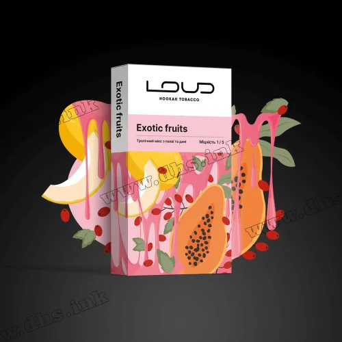 Тютюн Loud (Лауд) light - Exotic Fruits (Папая, Диня) 200г