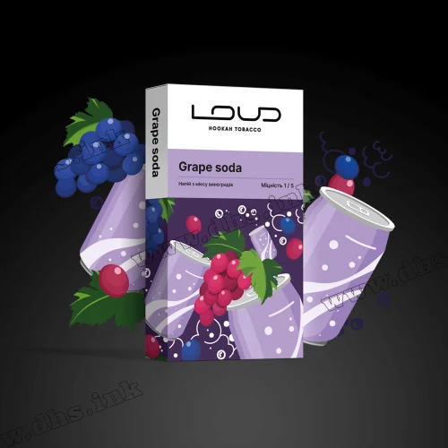 Табак Loud (Лауд) light - Grape Soda (Виноградная Содовая) 200г Табак Loud (Лауд) light - Grape Soda (Виноградная Содовая) 200г