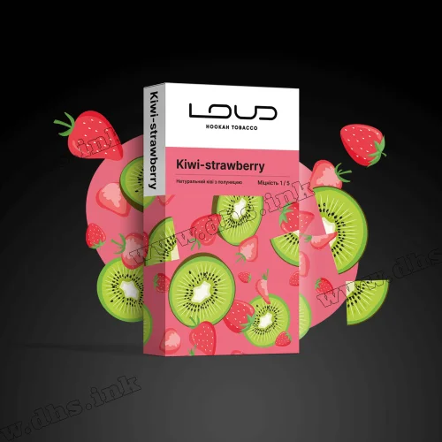 Табак Loud (Лауд) light - Kiwi Strawberry (Киви, Клубника) 200г