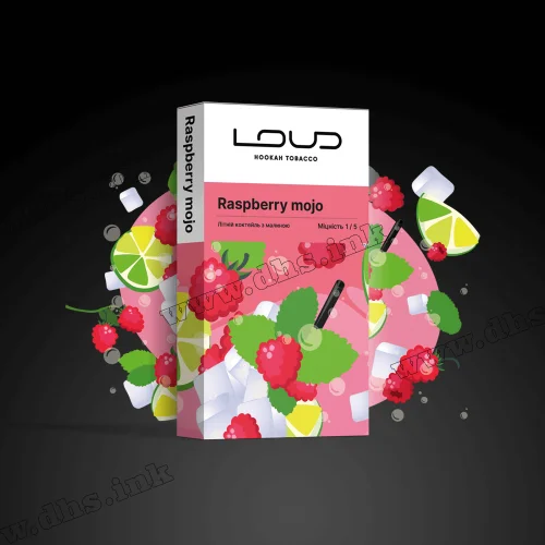 Табак Loud (Лауд) light - Raspberry Mojo (Мохито, Малина) 200г Табак Loud (Лауд) light - Raspberry Mojo (Мохито, Малина) 200г