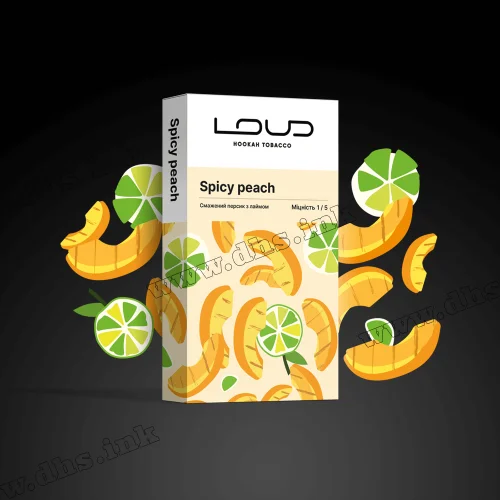 Тютюн Loud (Лауд) light - Spicy Peach (Персик, Лайм) 200г