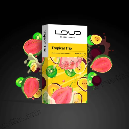 Тютюн Loud (Лауд) light - Tropical Trio (Гуава, Ківі, Маракуя) 200г