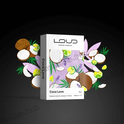 Табак Loud (Лауд) light - Coco Love (Кокос, Лаванда, Лайм) 50г