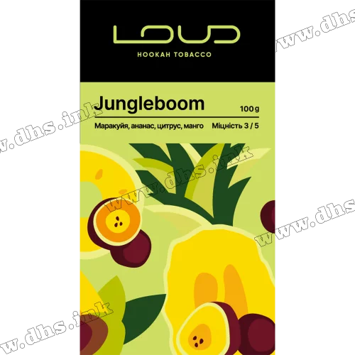 Табак Loud (Лауд) - Jungleboom (Маракуйя, Ананас, Манго, Цитрус) 100г