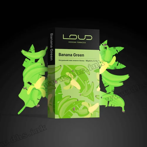 Тютюн Loud (Лауд) - Banana Green (Зелений Банан) 100г