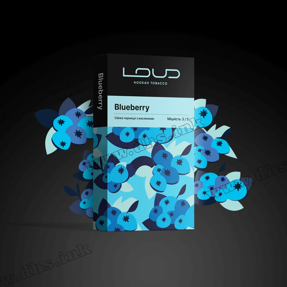 Тютюн Loud (Лауд) - Blueberry (Чорниця, Лід) 100г