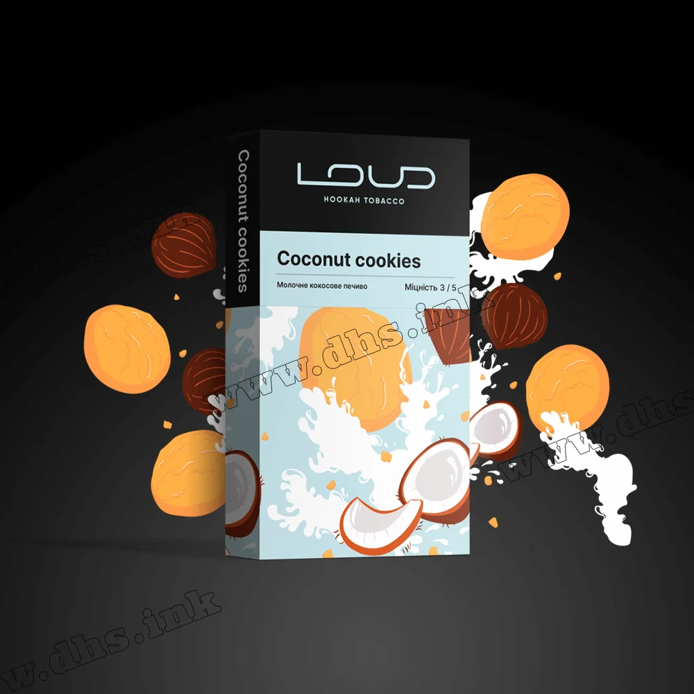 Тютюн Loud (Лауд) - Coconut Cookies (Кокосове Печиво) 100г