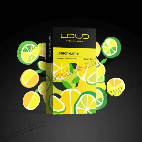 Табак Loud (Лауд) - Lemon-Lime (Лимон, Лайм) 100г