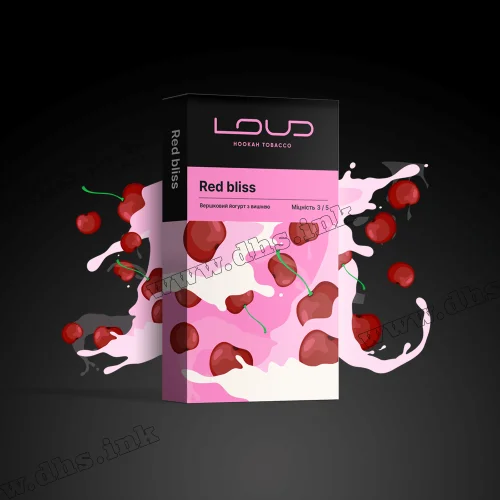 Тютюн Loud (Лауд) - Red Bliss (Йогурт, Вишня) 100г