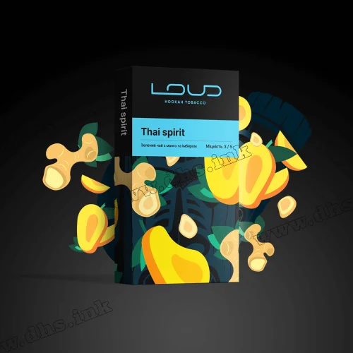 Табак Loud (Лауд) - Thai Spirit (Зеленый Чай, Манго, Имбирь) 100г