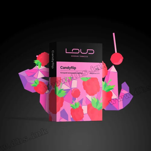 Табак Loud (Лауд) - Candyflip (Малиновый Леденец) 40г