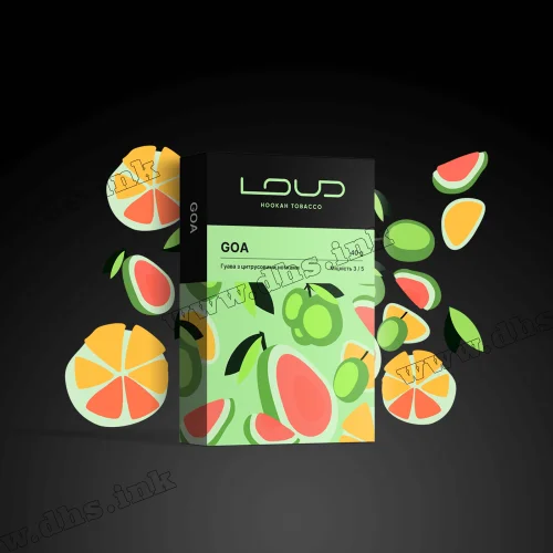 Табак Loud (Лауд) - Goa (Гуава, Грейпфрут, Лайм, Лимон) 200г