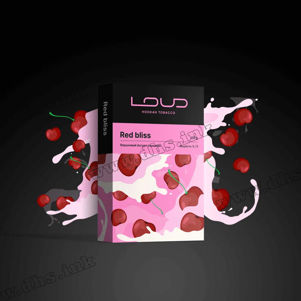 Тютюн Loud (Лауд) - Red Bliss (Йогурт, Вишня) 40г