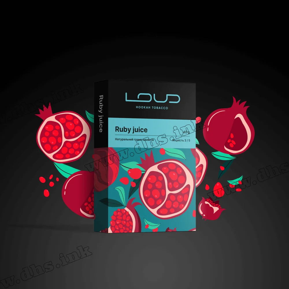 Тютюн Loud (Лауд) - Ruby Juice (Гранатовий Сік) 40г