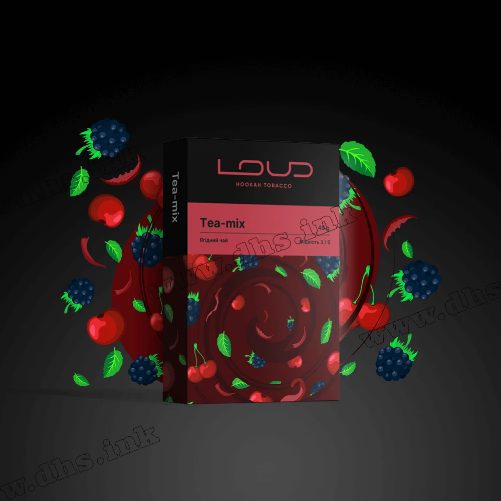 Тютюн Loud (Лауд) - Tea Mix (Ягідний Чай) 200г
