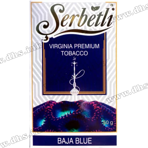 Тютюн Serbetli (Щербетлі) - Baja blue (М'ята Роза Чорниця) 50г