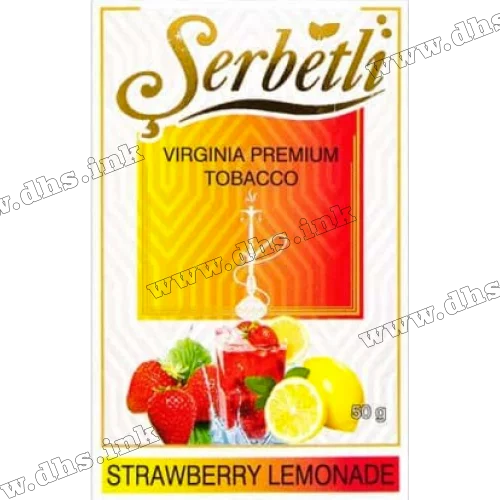 Табак Serbetli (Щербетли) - Strawberry lemonade  (Клубника Лимонад) 50г