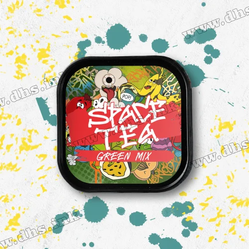 Чайна суміш Space Tea (Спейс Ті) - Green Mix (Яблуко, Ківі, Лайм, Ментол) 100г