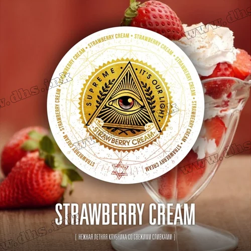 Тютюн Supreme (Суприм) - Strawberry Cream (Полуниця, Вершки) 100г