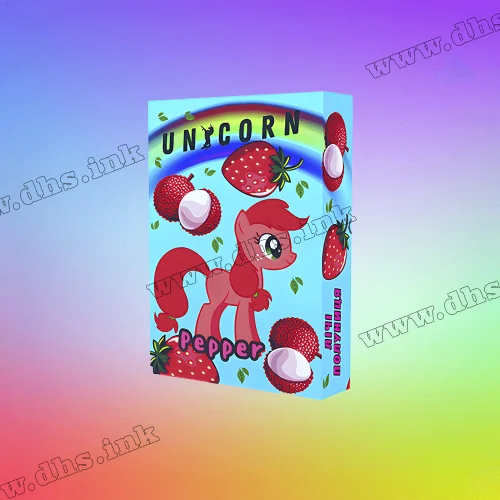Тютюн Unicorn (Юнікорн) - Pepper (Лічі, Полуниця) 100г Тютюн Unicorn (Юнікорн) - Pepper (Лічі, Полуниця) 100г