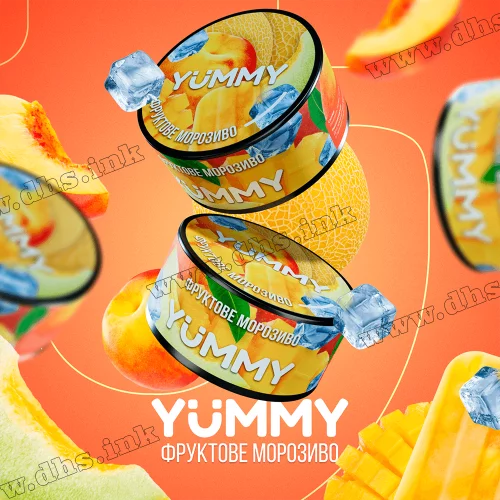 Табак Yummy (Ямми) - Фруктовое Мороженое (Манго, Персик, Дыня) 100г